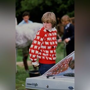 Rowing Blazers “Diana Edition” cotton sheep sweater